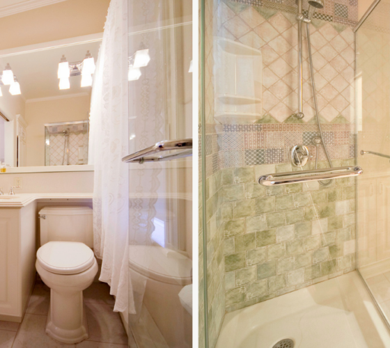BEFORE & AFTER – A Tiny Bathroom gets Organized!
