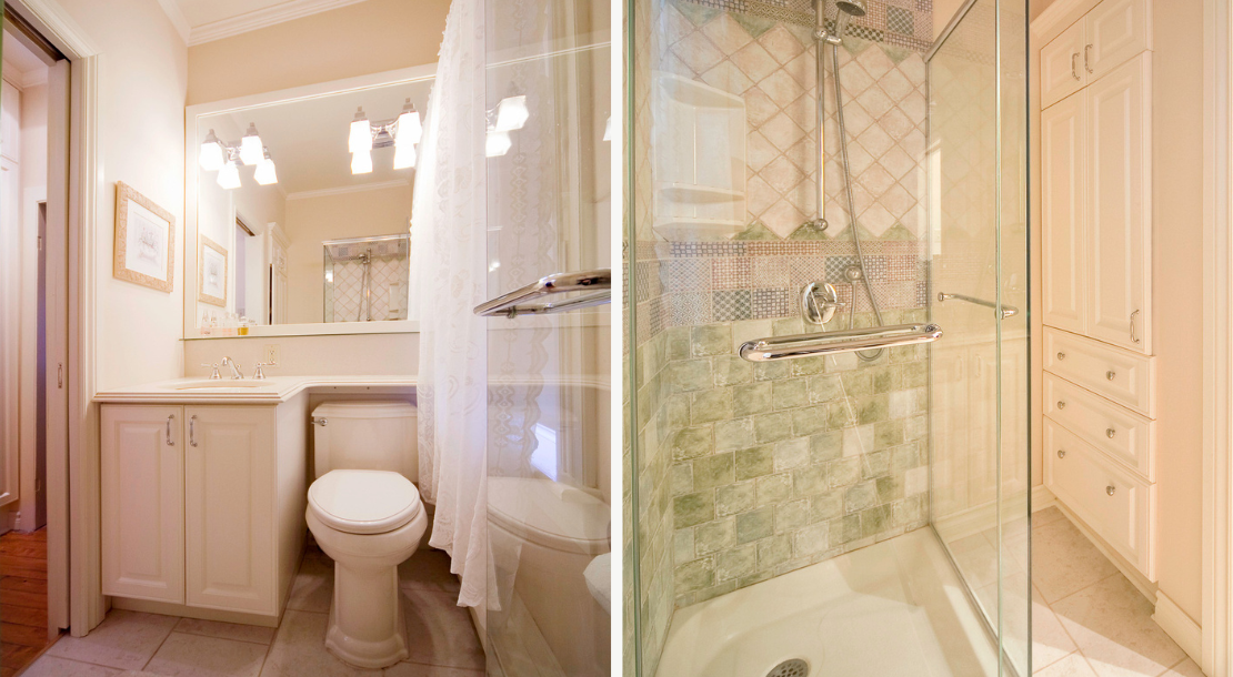 BEFORE & AFTER – A Tiny Bathroom gets Organized!