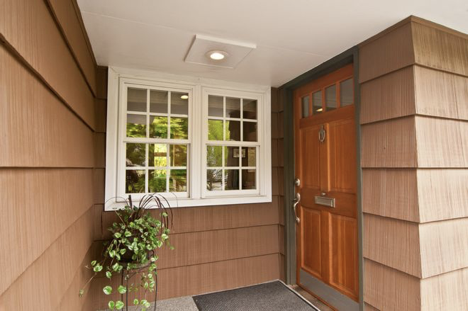 Covered or Sheltered entryway - Sheridan Interiors
