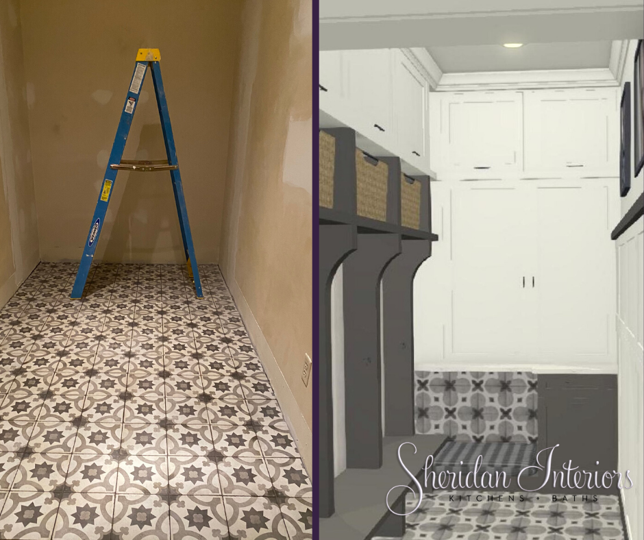 Sheridan Interiors, mudroom design, mudroom makeover, interior designer cornwall, interior designer malone, 