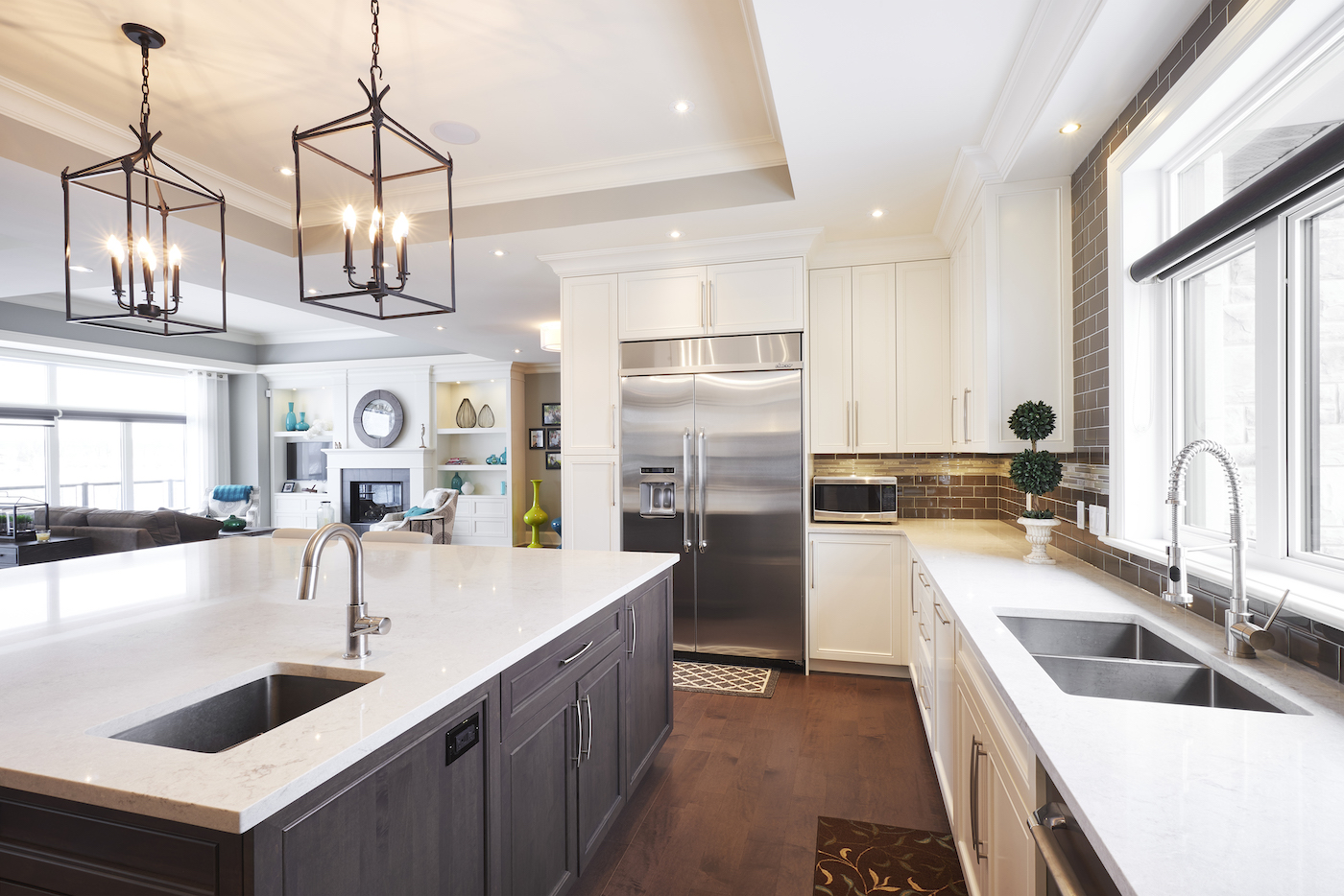 kitchen-interior-design-stainless-steel-fridge