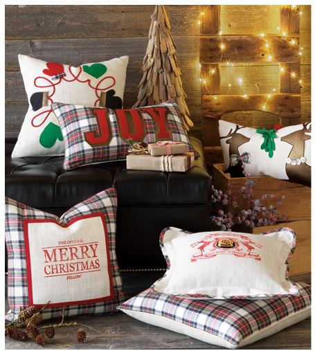 Preppy Christmas Pillows - Sheridan Interiors