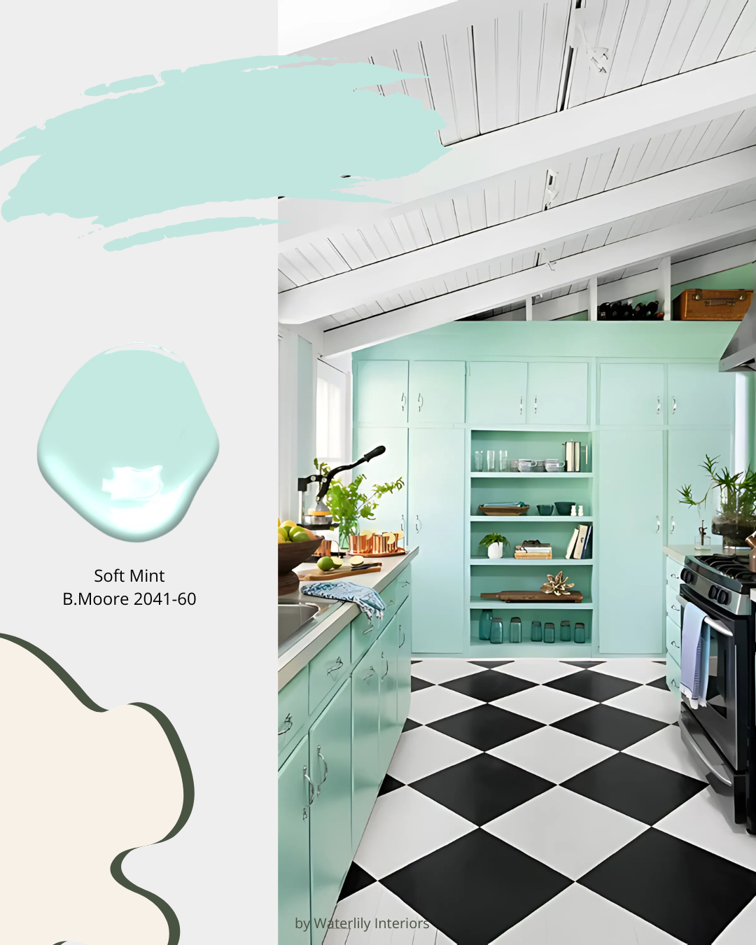 Cool Green B.moore 2041 60 Soft Mint Sheridan Interiors