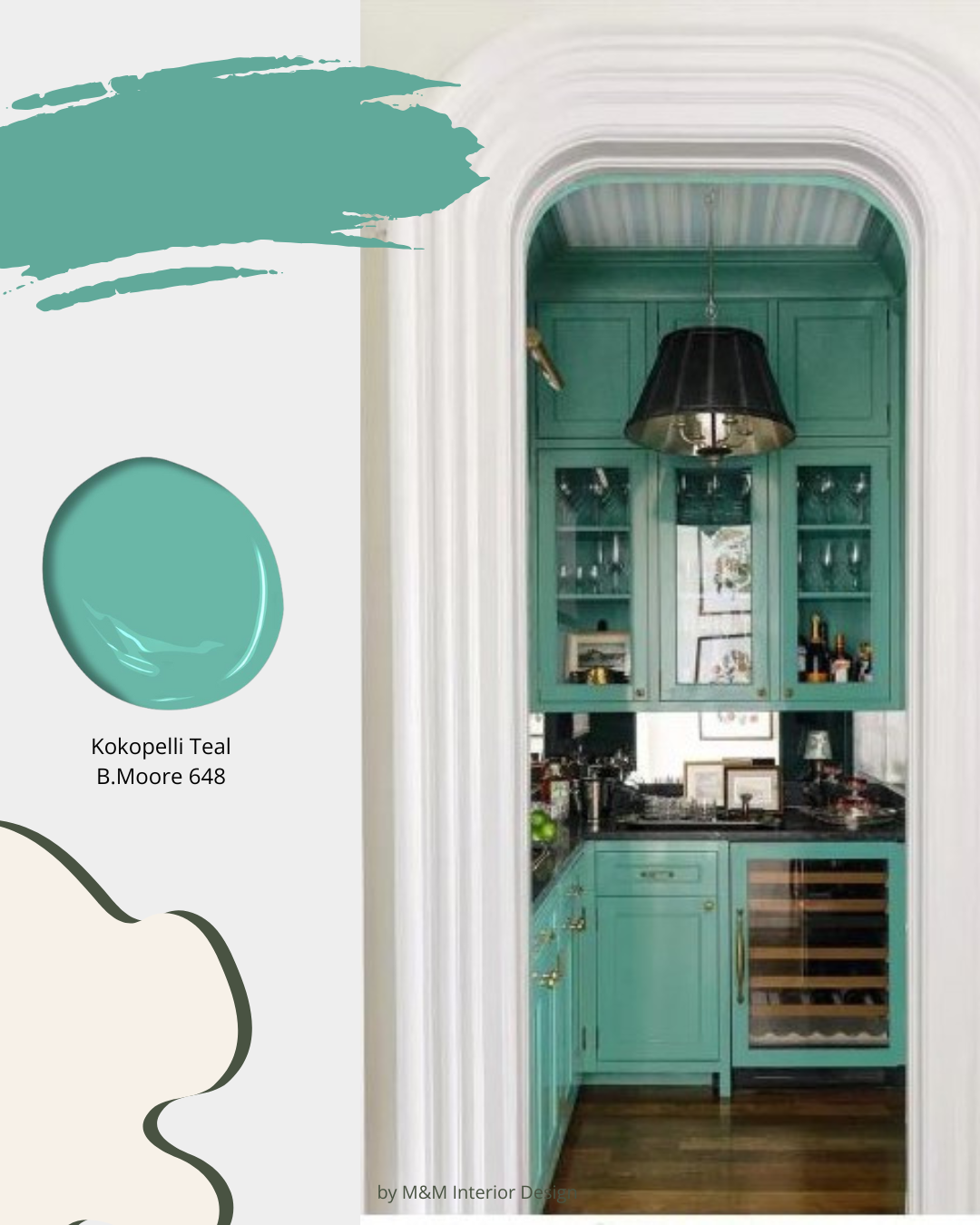 Cool Green Kokopelli Teal B.moore 648 Sheridan Interiors